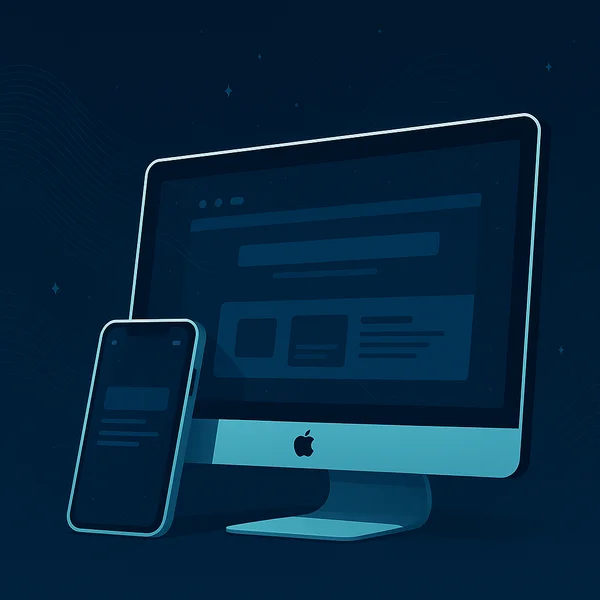 Illustration création site vitrine